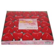Tealight Kalpli 50 Adet Kırmızı Mum