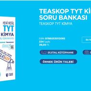 Teas Press Yayınları TYT Teaskop Yeni Nesil Kimya Soru Bankası
