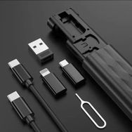 Techmaster 60W Type-c iPhone Usb Şarj Kablosu 60w Seyahat Kablo Seti C-011