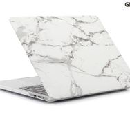 Techmaster Apple Macbook Pro 15 2016 A1707 Mermer Desenli Kapak Gri Kılıf