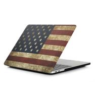 Techmaster MacBook Air 13 A1932 2018 A2179 2020 Bayrak Desenli Kapak Kılıf