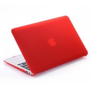 Techmaster Macbook Pro 15 2018 Model A1990 Rubber Kapak Sert Kırmızı Kılıf