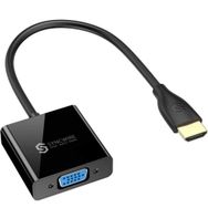 Techmaster Syncwire HDMI to VGA Ses ve Micro Usb Çıkışlı Adaptör Çevirici