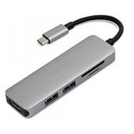 Techmaster Type-C 5in1 4K Hdmi 2xUsb 3.0 Sd Tf Kart Girişli Çevirici Otg Hub