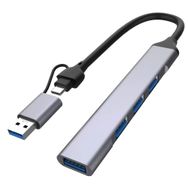 Techmaster UCA9701 USB 3.0 Type-C 1xUSB 3.0 3xUsb 2.0 HUB Otg Çoğaltıcı