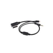 Techmaster Vw Audi 3.5 mm Aux Kablosu ve iPhone Lightning Şarj