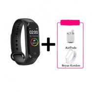 Technomen Band 4 Akilli Bileklik En Yeni Versiyon Su Gecirmez Tansiyon Ve Nabiz Olcer Global Versiyon