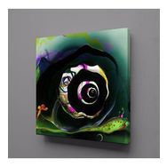 Technopa 3 Boyutlu Çiçek 110x110 cm Kanvas Tablo