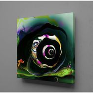 Technopa 3 Boyutlu Çiçek 70x70 cm Kanvas Tablo
