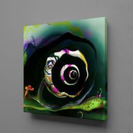 Technopa 3 Boyutlu Çiçek 80x80 cm Kanvas Tablo