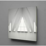 Technopa 3 Boyutlu Mimari 30x30 cm Kanvas Tablo