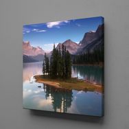 Technopa Ada ve Yansımalar 50x50 cm Kanvas Tablo