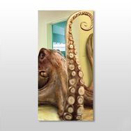 Technopa Ahtapot 50x75 cm Kanvas Tablo