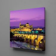 Technopa Antik Şehir 120x120 cm Kanvas Tablo