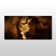 Technopa Aslan 120x60 cm Kanvas Tablo