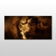 Technopa Aslan 60x30 cm Kanvas Tablo