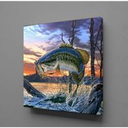 Technopa Balık 80x80 cm Kanvas Tablo