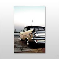 Technopa Cadillac 60X30 cm Kanvas Tablo