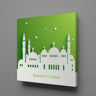 Technopa Camiler 110x110 cm Kanvas Tablo