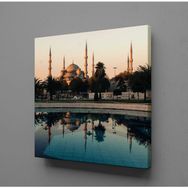 Technopa Caminin Yansıması 110x110 cm Kanvas Tablo