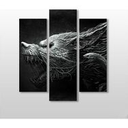 Technopa Canavar 120x130 cm Kanvas Tablo