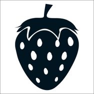 Technopa Çilek 60 cm Folyo Sticker