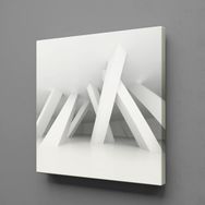 Technopa Çubuklar 100x100 cm Kanvas Tablo