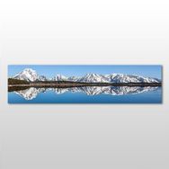 Technopa Dağ ve Göl 210x70 cm Kanvas Tablo