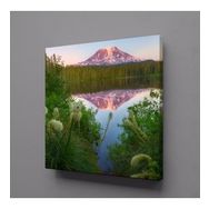 Technopa Dağın Denize Yansıması 60x60 cm Kanvas Tablo