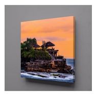 Technopa Dalgalar Arasında Butik Kafe 60x60 cm Kanvas Tablo