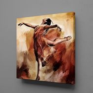 Technopa Dans Eden Kadın 30x30 cm Kanvas Tablo