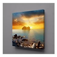 Technopa Deniz Ardı Gün Batımı 60x60 cm Kanvas Tablo