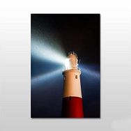 Technopa Deniz Feneri 140x70 cm Kanvas Tablo