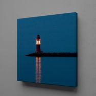 Technopa Deniz Feneri 30x30 cm Kanvas Tablo