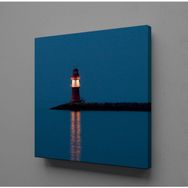 Technopa Deniz Feneri 40x40 cm Kanvas Tablo