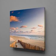 Technopa Deniz Kum Manzarası 70x70 cm Kanvas Tablo
