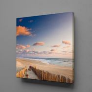 Technopa Deniz Kum Manzarası 90x90 cm Kanvas Tablo