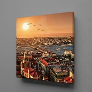 Technopa Deniz Kum Sahil 25x25 cm Kanvas Tablo