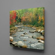 Technopa Deredeki Taşlar 120x120 cm Kanvas Tablo