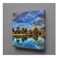 Technopa Doğa Manzarası 100x100 cm Kanvas Tablo