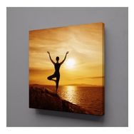 Technopa Doğadaki Meditasyon 120x120 cm Kanvas Tablo