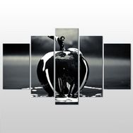 Technopa Elma Siyah 172x100 cm Kanvas Tablo