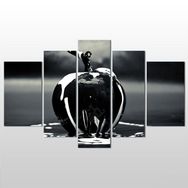 Technopa Elma Siyah 225x130 cm Kanvas Tablo