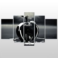Technopa Elma Siyah 245x140 cm Kanvas Tablo
