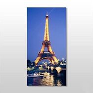 Technopa Eyfel Kulesi Gece 140x210 cm Kanvas Tablo