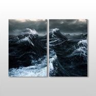 Technopa Fırtına 120x110 cm Kanvas Tablo