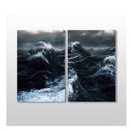 Technopa Fırtına 90x80 cm Kanvas Tablo