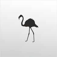 Technopa Flamingo 20 cm Folyo Duvar Stickerı