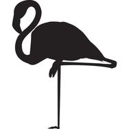 Technopa Flamingo 40 cm Folyo Duvar Stickerı