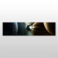 Technopa Gezegen 240x80 cm Kanvas Tablo